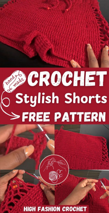 Create Trendy Crochet Stylish Shorts for a Boho Summer Look