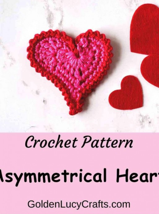 Crafting an Asymmetrical Crochet Heart: A Fun and Creative Guide Crafting an Asymmetrical Crochet Heart: A Fun and Creative Guide