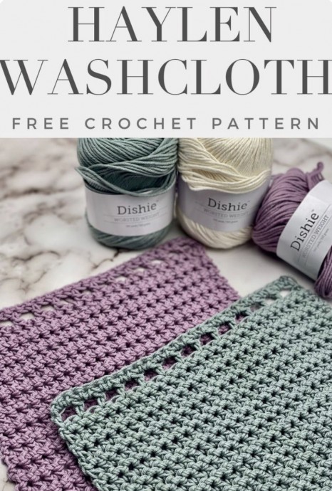 Crochet the Haylen Washcloth