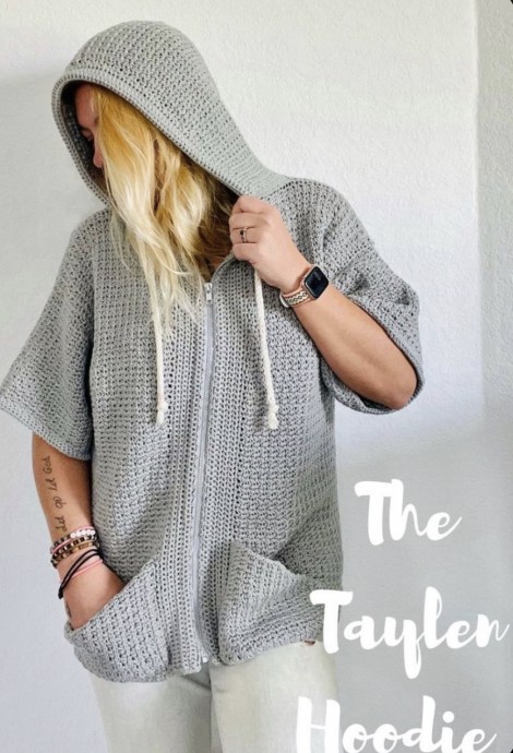 DIY The Taylen Crochet Hoodie