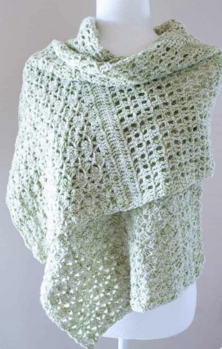 Lightweight Crochet Shawl