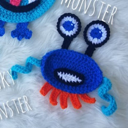 Crochet Monster Appliques