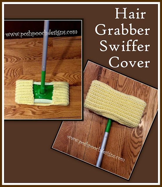 Crochet Hair Grabber Swiffer Cover - The Ultimate Cleaning Tool for Pet Owners