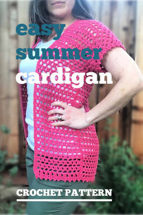 Crochet Lacy Cardigan
