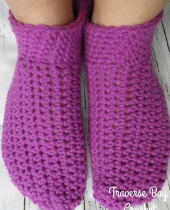 Adult Crochet Slippers Free Pattern