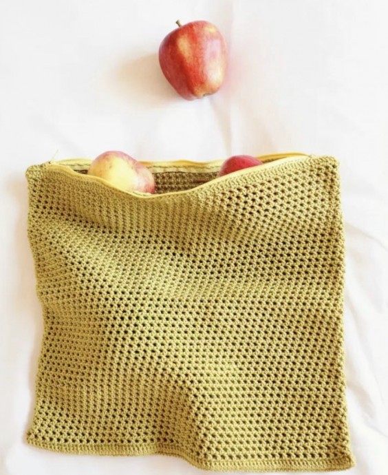 Crochet Eco-Friendly Fruit & Veggie Bag