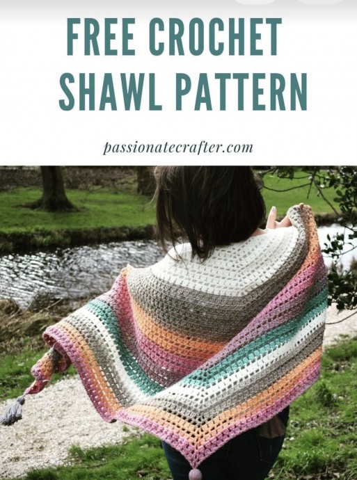 Karly Wrap Crochet Shawl