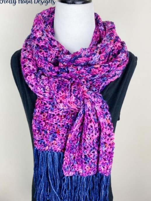 Crochet Harbour Scarf (Free Pattern)