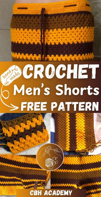 Crochet Men’s Shorts Crochet Men’s Shorts