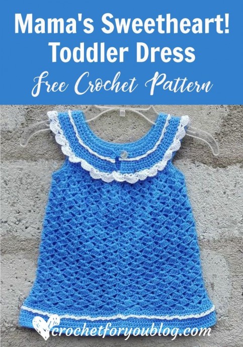 Super Cute Crochet Toddlers Dress