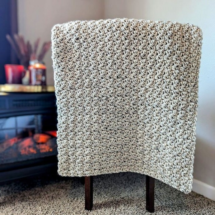 Create Your Own Cozy Crochet Chunky Fireside Throw Blanket for Ultimate Comfort