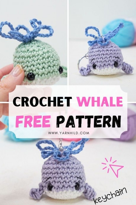 Adorable Crochet Whale