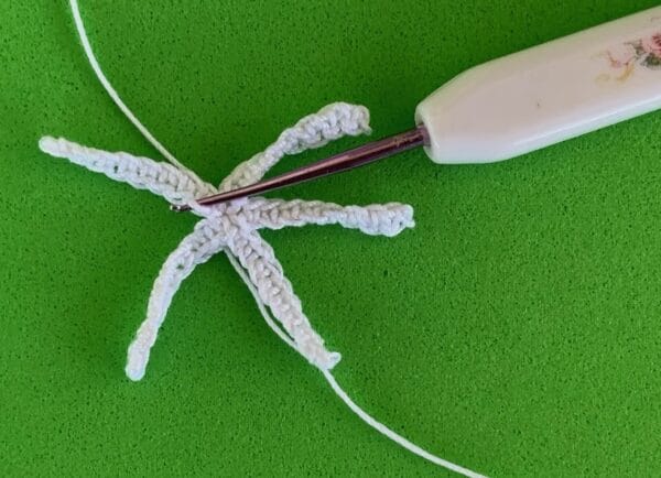 Crochet Frangipani Flower