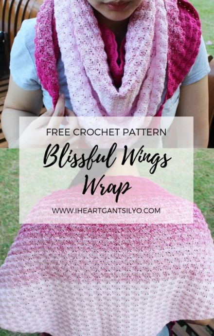Crochet Blissful Wings Wrap