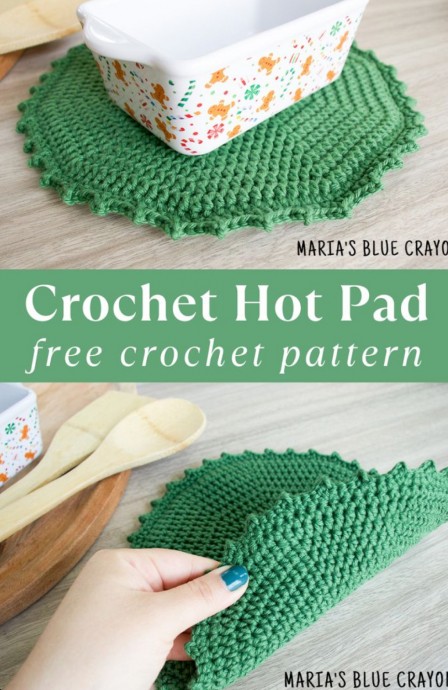 Crochet Double Sided Hot Pad