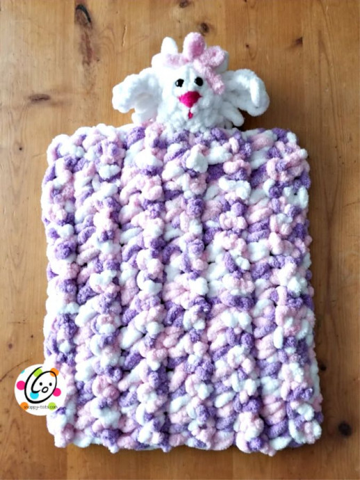 Crochet Loop-It Lovey Blanket