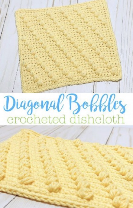 Discover the Elegance and Functionality of the Crochet Diagonal Bobbles Dishcloth for Your Kitchen Discover the Elegance and Functionality of the Crochet Diagonal Bobbles Dishcloth for Your Kitchen