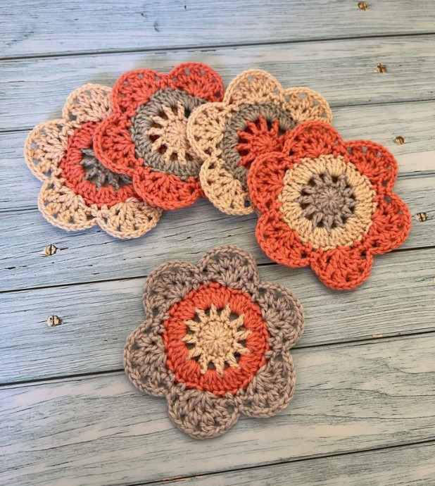 Crochet Cottagecore Coasters