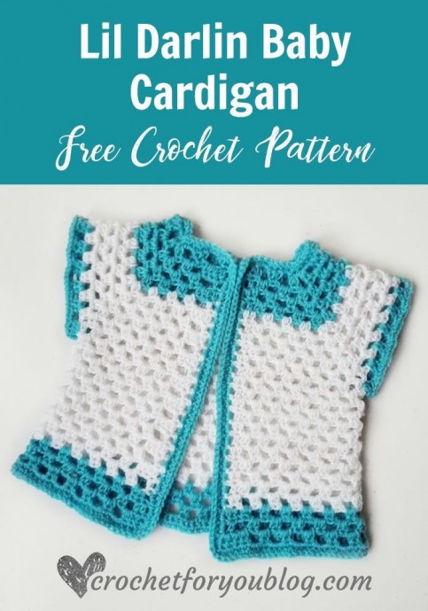 Cute Crochet Baby Cardigan