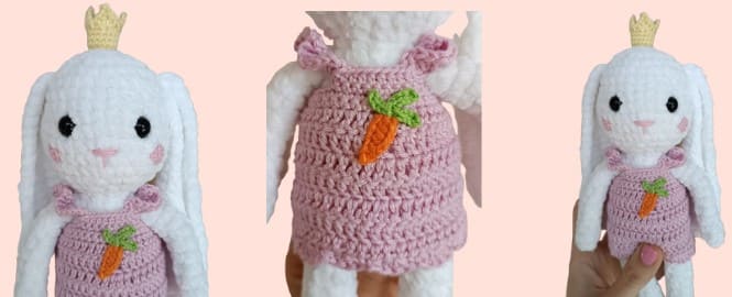 Create the Adorable Crochet Easter Lucy Bunny Amigurumi: Step-by-Step Guide with Materials