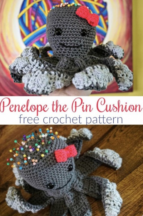 Penelope the Octopus Pin Cushion