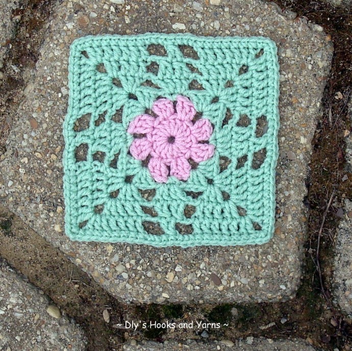 Crochet Granny Flower Square
