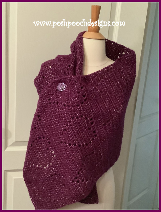 Enchanting Crochet Filet Hearts Wrap Shawl - A Perfect Blend of Style and Comfort Enchanting Crochet Filet Hearts Wrap Shawl - A Perfect Blend of Style and Comfort