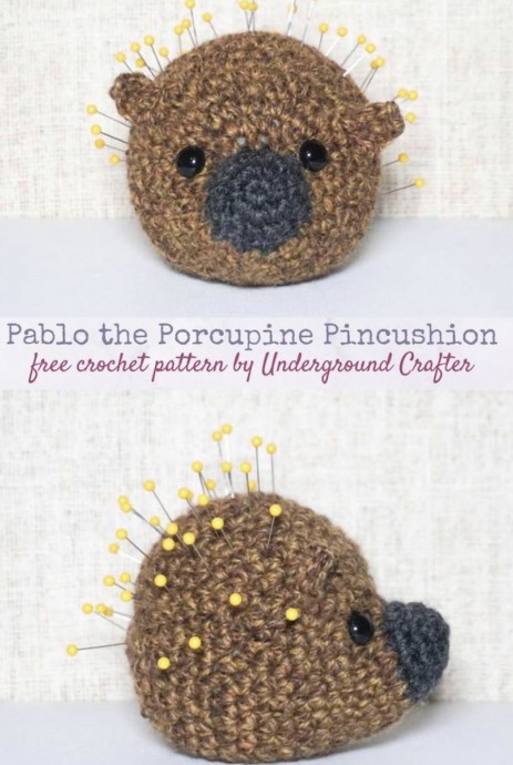 Create Your Own Adorable Pablo the Porcupine Crochet Pincushion: A Fun and Easy Pattern