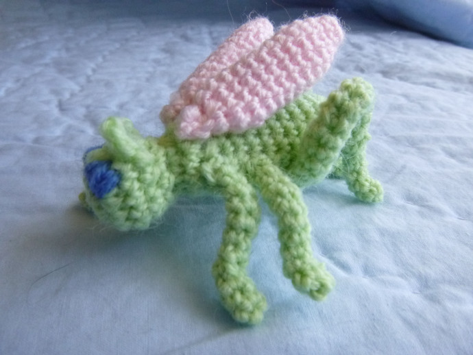 Crochet Graham the Grasshopper