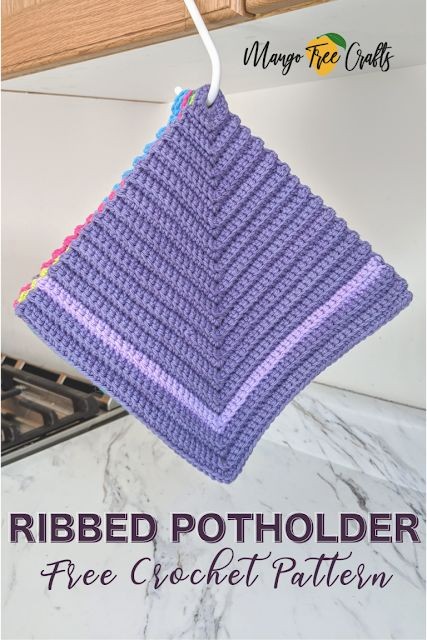 How to Crochet Beautiful Ribbed Potholders: A Step-by-Step Guide