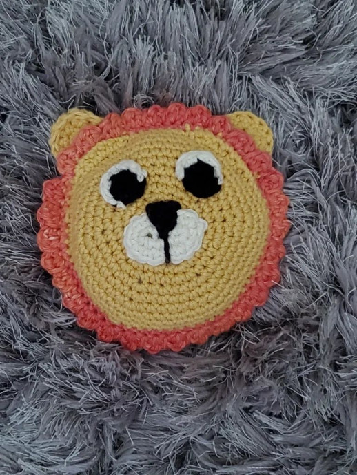 Crochet Little Lion Baby Rattle