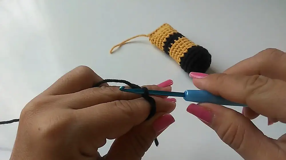 Crochet Bee Amigurumi Doll