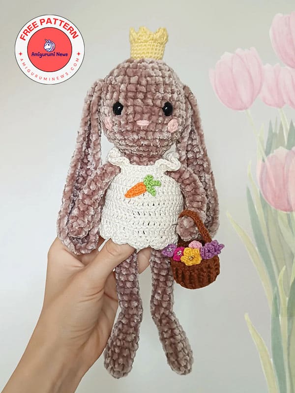 Create the Adorable Crochet Easter Lucy Bunny Amigurumi: Step-by-Step Guide with Materials