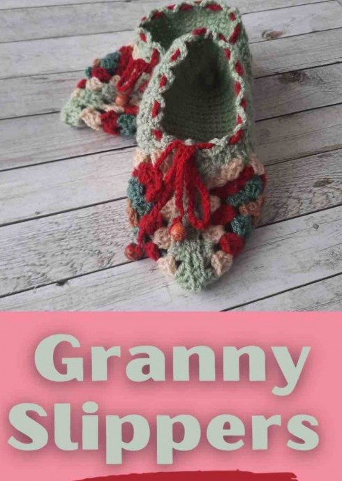 Crochet Granny Slippers
