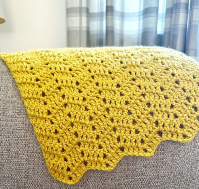 Crochet Ripple Blanket
