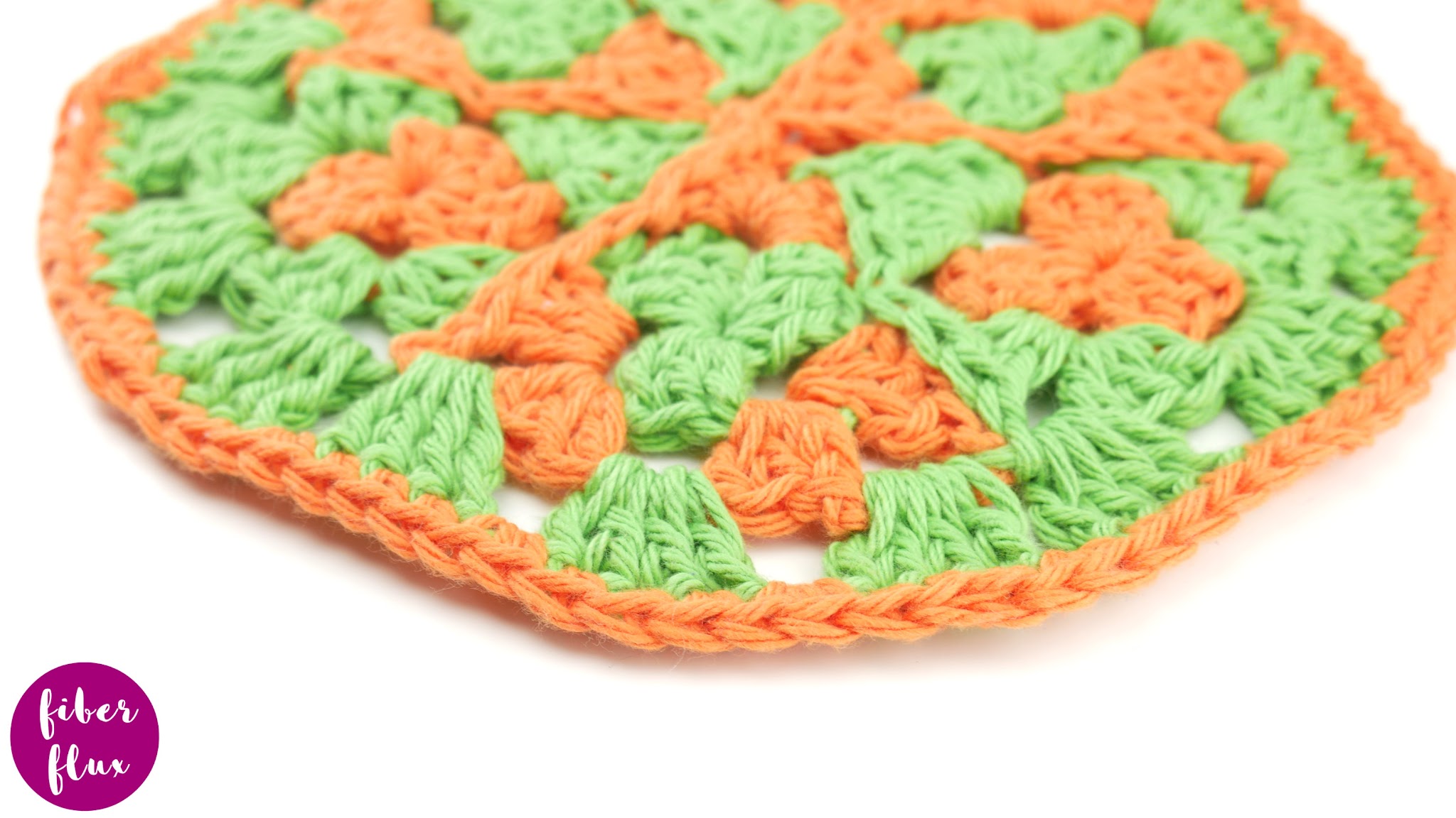 Create a Stunning Crochet Dishcloth with Interconnected Triangles and Circles