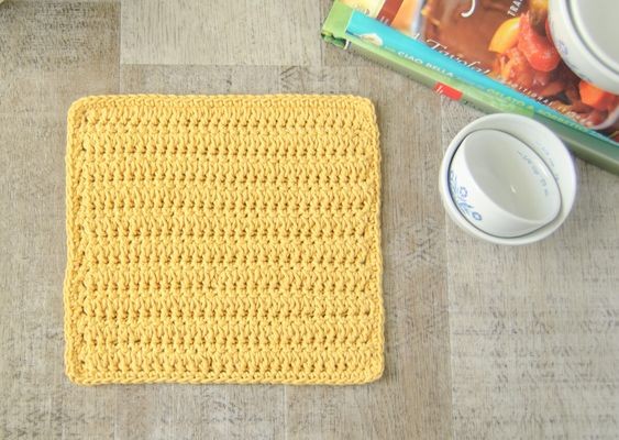 Create a Stunning Crochet Dishcloth: Forked Cluster Stitch Project for Beginners and Experts Alike