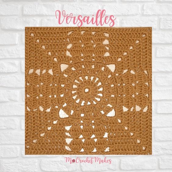 Crochet Versailles Afghan Square