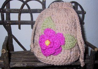 Crochet Basket Weave Bag