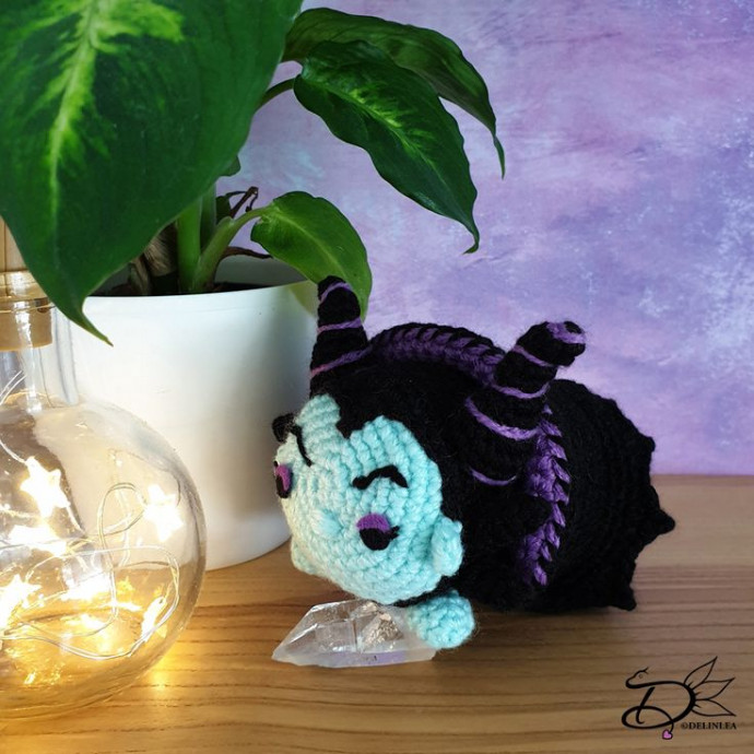 Create Your Own Crochet Maleficent Tsum Tsum Amigurumi Toy - Fun DIY Project for Disney Fans Create Your Own Crochet Maleficent Tsum Tsum Amigurumi Toy - Fun DIY Project for Disney Fans