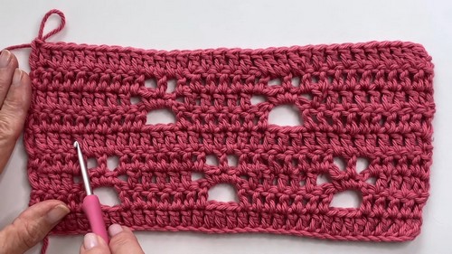 Crochet Paw Print Washcloth