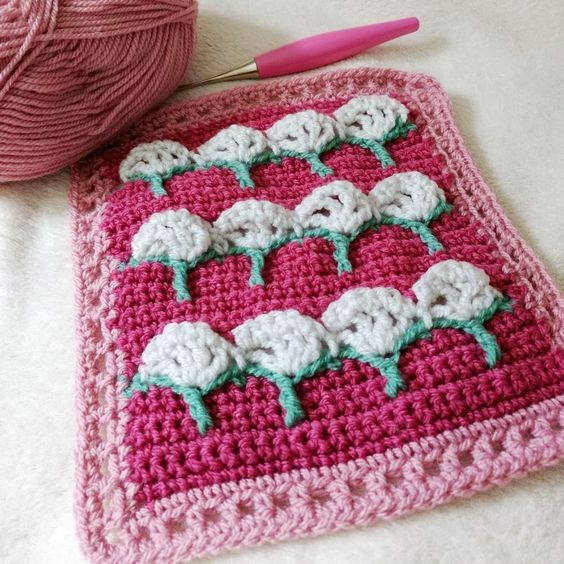 Crochet Cow Parsley Square Pattern - Create Your Elegant Crochet Design Crochet Cow Parsley Square Pattern - Create Your Elegant Crochet Design