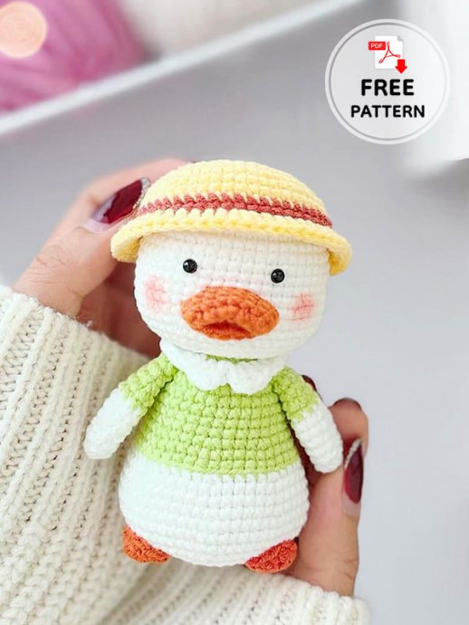 Adorable Crochet Summer Duck With Hat: Your Guide to Creating a Whimsical Summer Decor Item Adorable Crochet Summer Duck With Hat: Your Guide to Creating a Whimsical Summer Decor Item