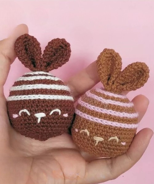 Create Your Own Adorable Crochet Bunny Choco Truffle for a Whimsical Treat
