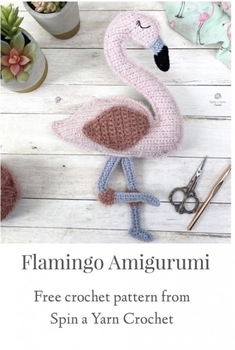 Free Crochet Pattern: Adorable Flamingo Amigurumi