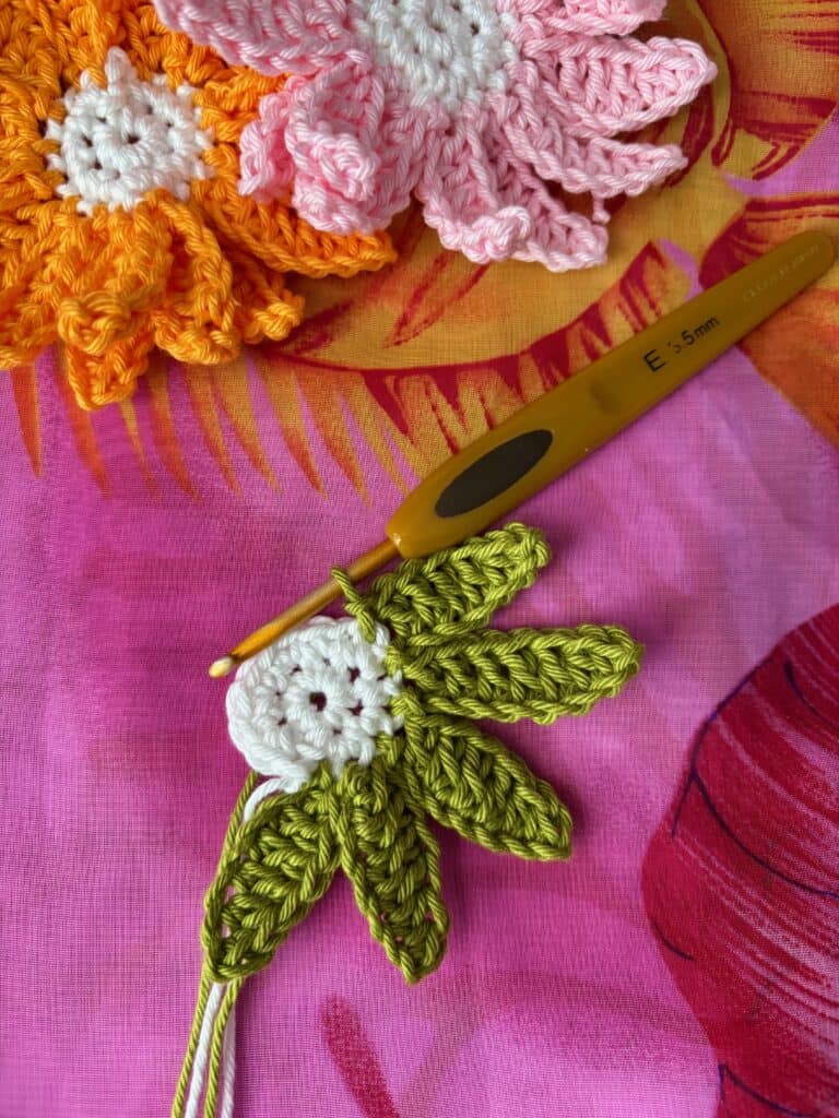 Crochet Blossom Bucket Hat