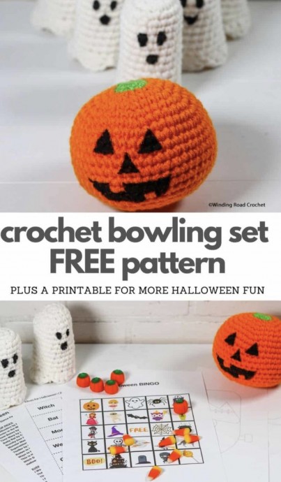 Create a Unique Halloween Crochet Bowling Set: Fun Family Activity for All Create a Unique Halloween Crochet Bowling Set: Fun Family Activity for All