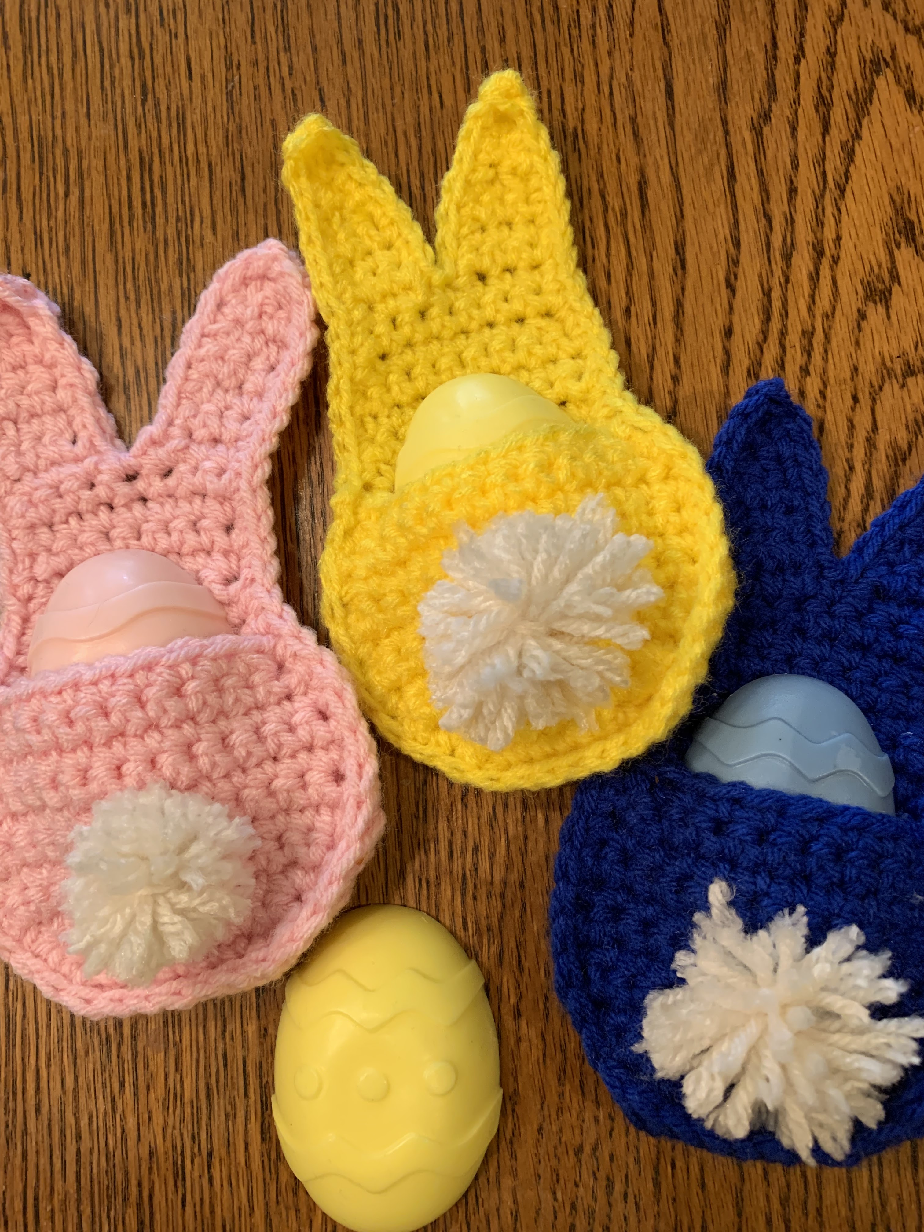 Crochet Easter Bunny Pockets