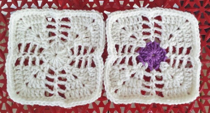 Crochet Open Cross Square
