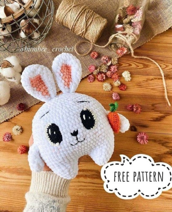 Crochet Plush Funny Bunny pattern